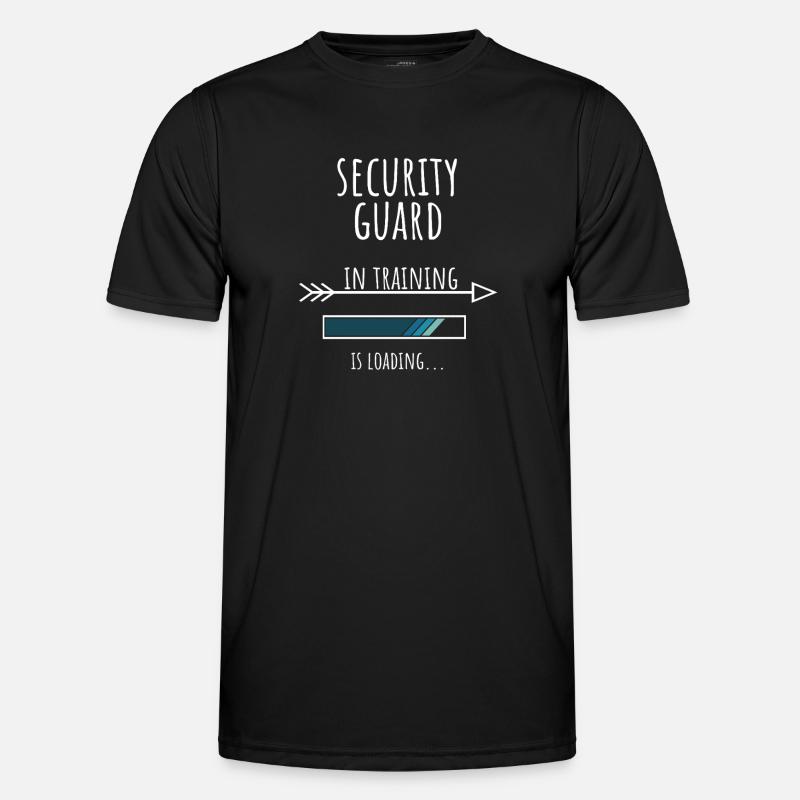 Security Guard Gift Profession Training - Men's Functional T-Shirt - black