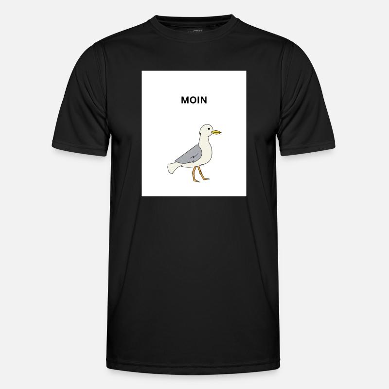 MOIN - Männer Funktions-T-Shirt - Schwarz
