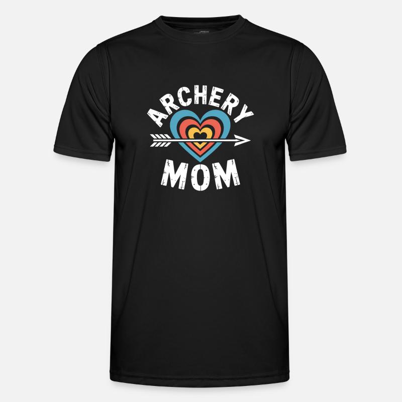 Bogenschießen Spruch Mutter Bogenschießen Geschenk - Männer Funktions-T-Shirt - Schwarz