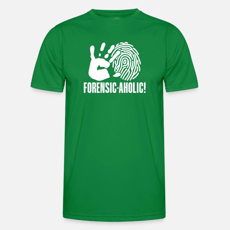 Forensic Analyst Forensic-Aholic Squad Crime Lab Männer Funktions-T-Shirt