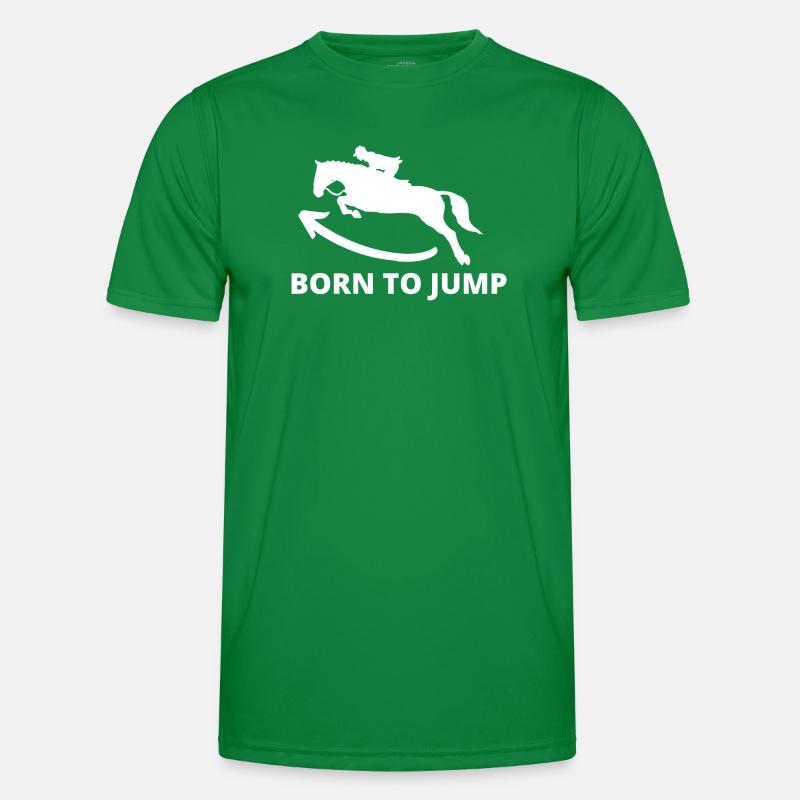 Dynamic jumping stallion Men's Functional T-Shirt