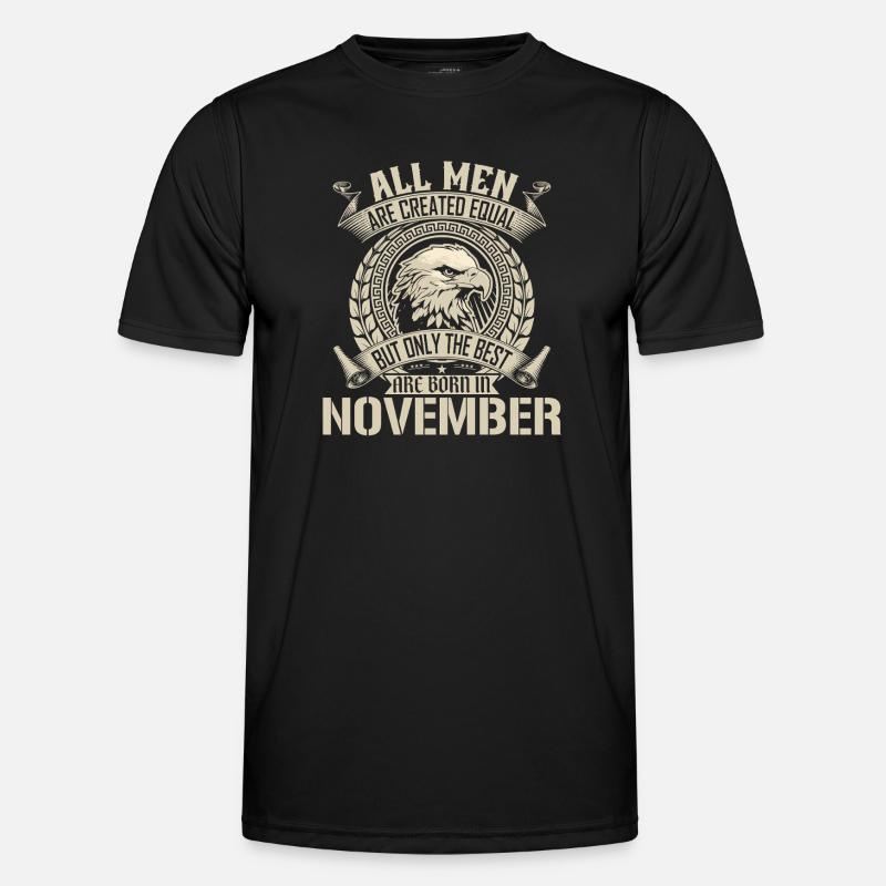 November Eagle Unity Design - Men's Functional T-Shirt - black