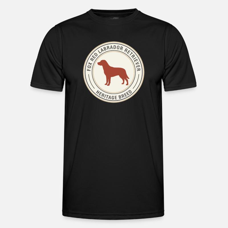 Conception de l’emblème du Labrador Retriever T-shirt sport Homme