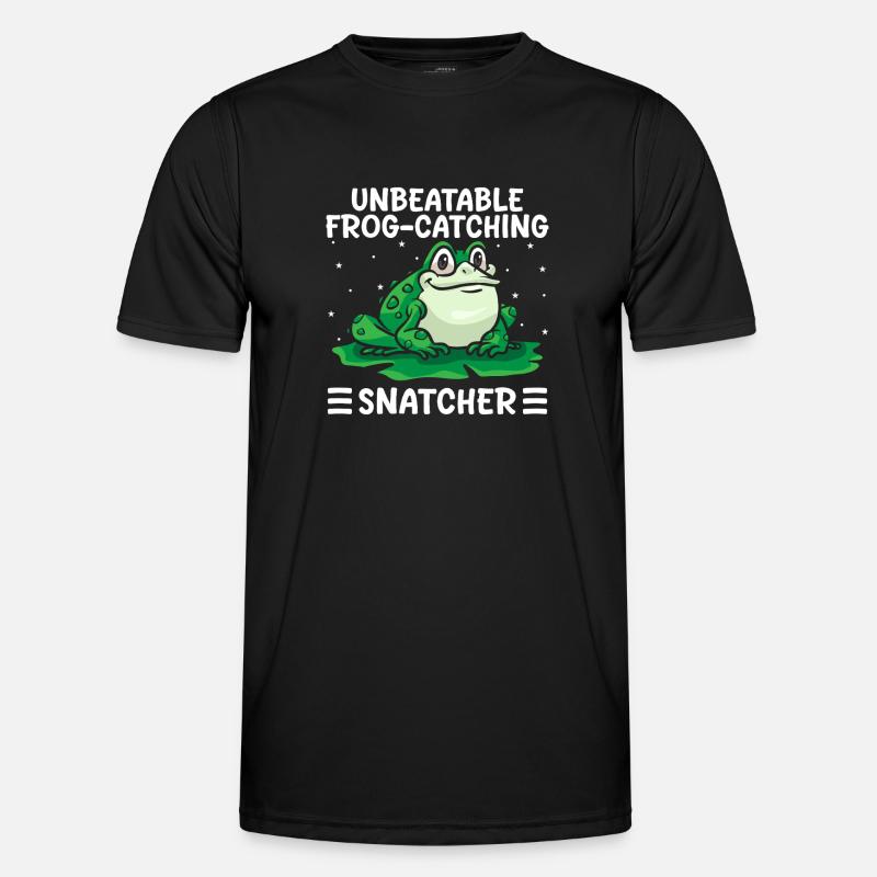 Frog Catcher Unbeatable Frog-Catching Snatcher - Männer Funktions-T-Shirt - Schwarz