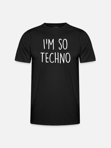 Techno - Men's Functional T-Shirt - black