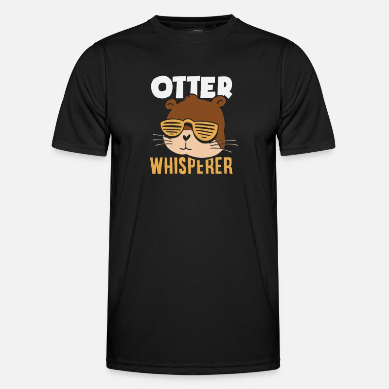 Seeotter-flüsterer Männer Funktions-T-Shirt