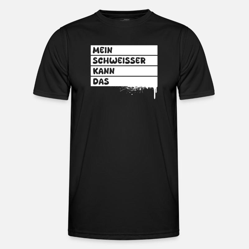 Welder as a profession - Men's Functional T-Shirt - black