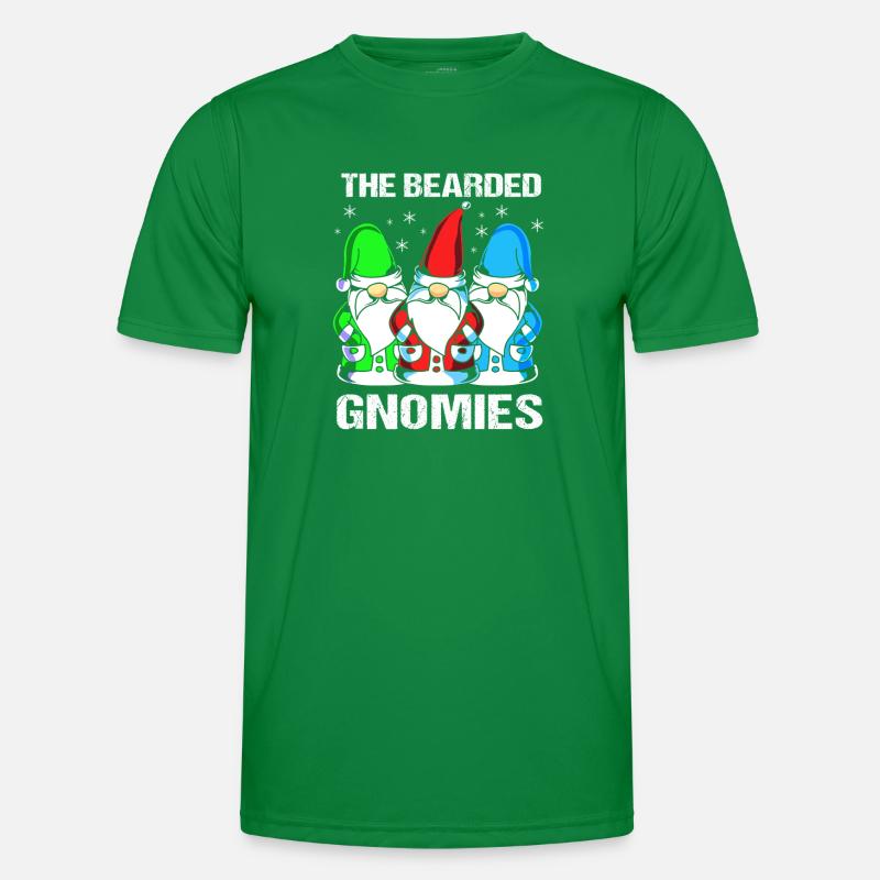 Gnom Bart Männer Funktions-T-Shirt