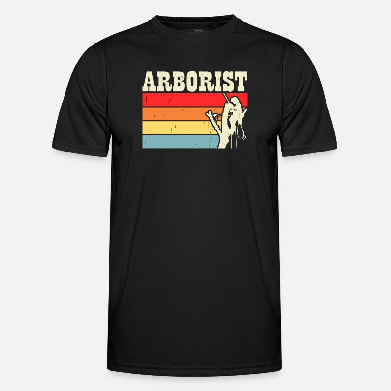 Baumpfleger Holzarbeiter Waldarbeiter Geschenk - Männer Funktions-T-Shirt - Schwarz