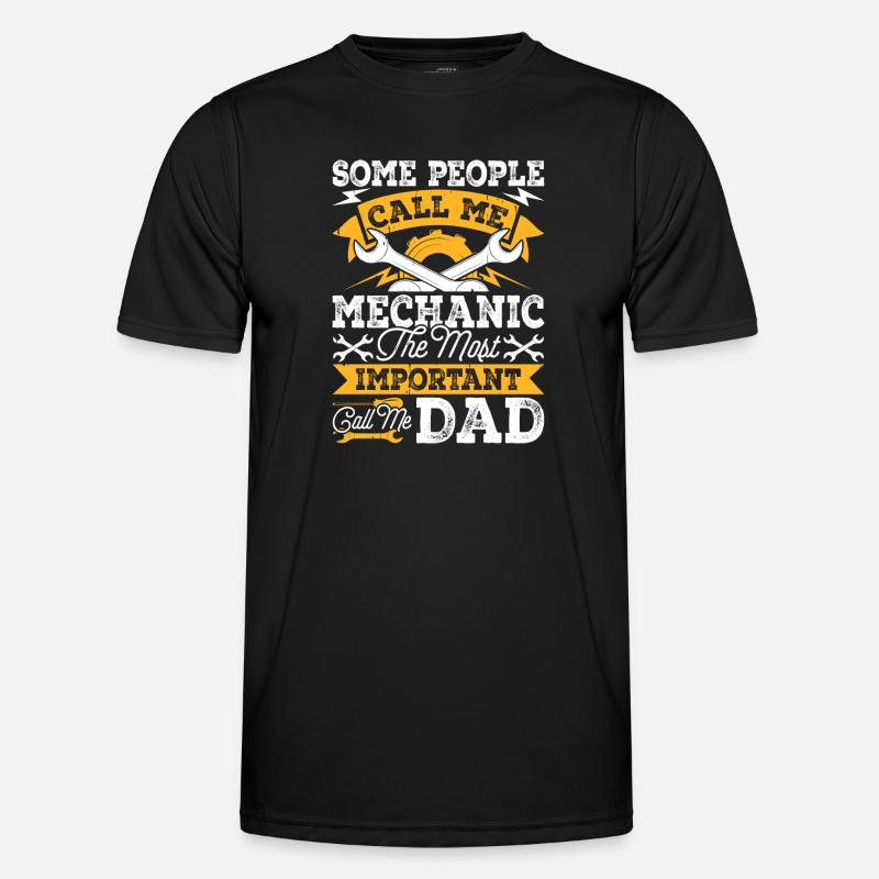 Mechanic Mechatronics Technician Screwdriver Gift - Men's Functional T-Shirt - black