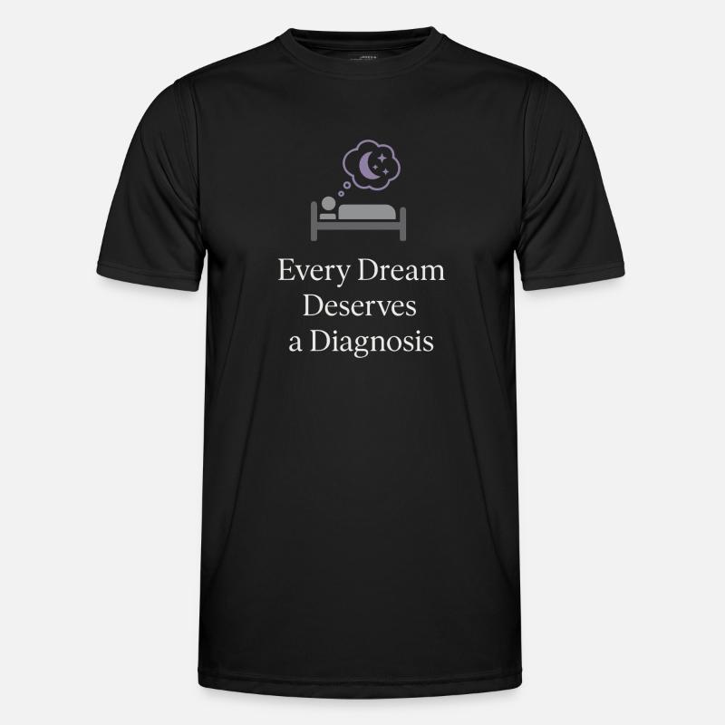 Sleep Technologist Polysomnographic Tech Rpsgt - Men's Functional T-Shirt - black