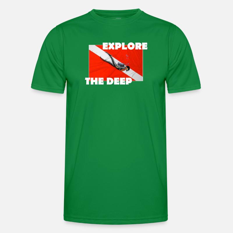 EXPLORE THE DEEP Männer Funktions-T-Shirt