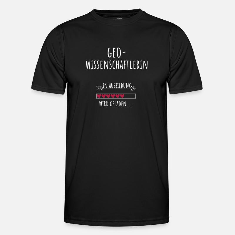 Geoscientist Studies Training Gift - Men's Functional T-Shirt - black