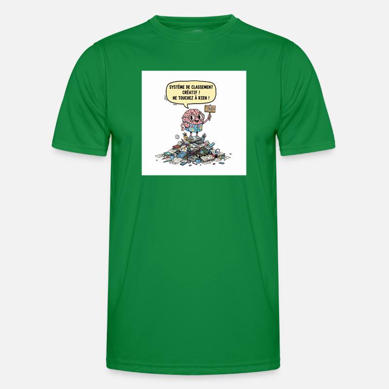 Creative Chaos Brain Men's Functional T-Shirt
