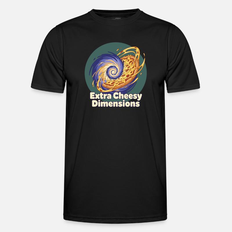 Pizza aux dimensions extra fromagées T-shirt sport Homme