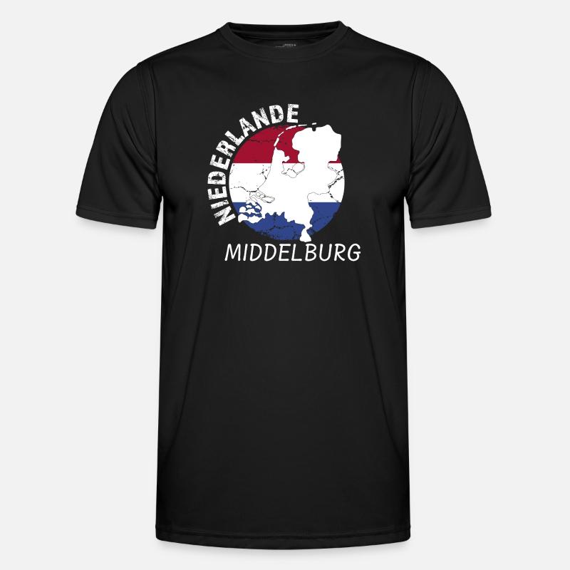 Middelburg - Men's Functional T-Shirt - black