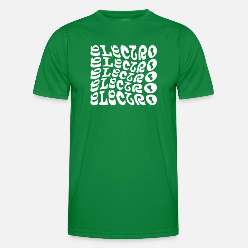 Conception de logo de musique électro T-shirt sport Homme