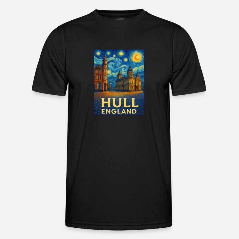 Hull England Männer Funktions-T-Shirt
