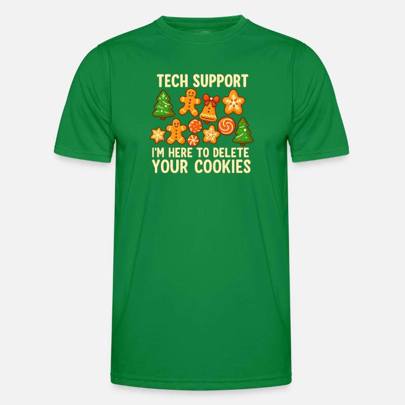 Support technique Cookie Noël Mème T-shirt sport Homme