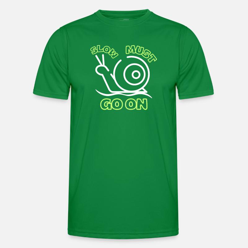 Langsam muss weitergehen Männer Funktions-T-Shirt