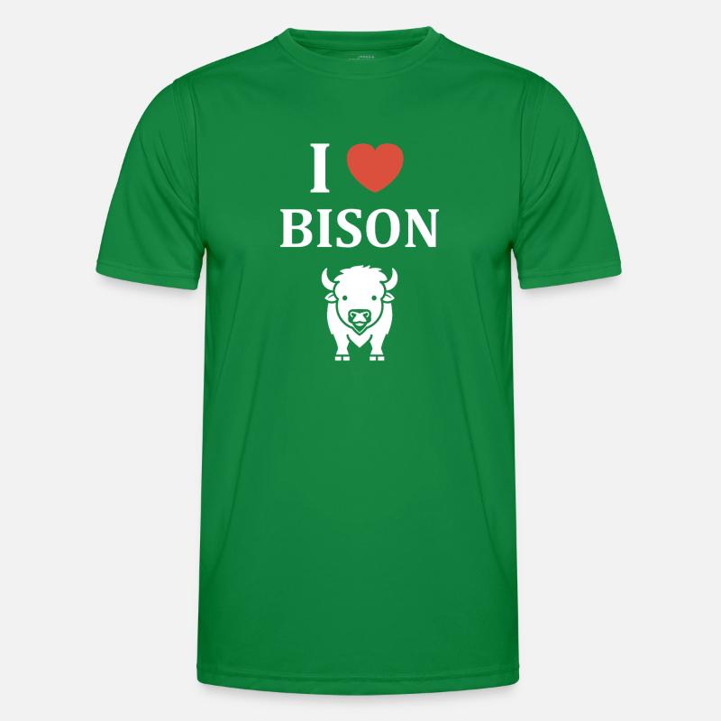 Bison Männer Funktions-T-Shirt