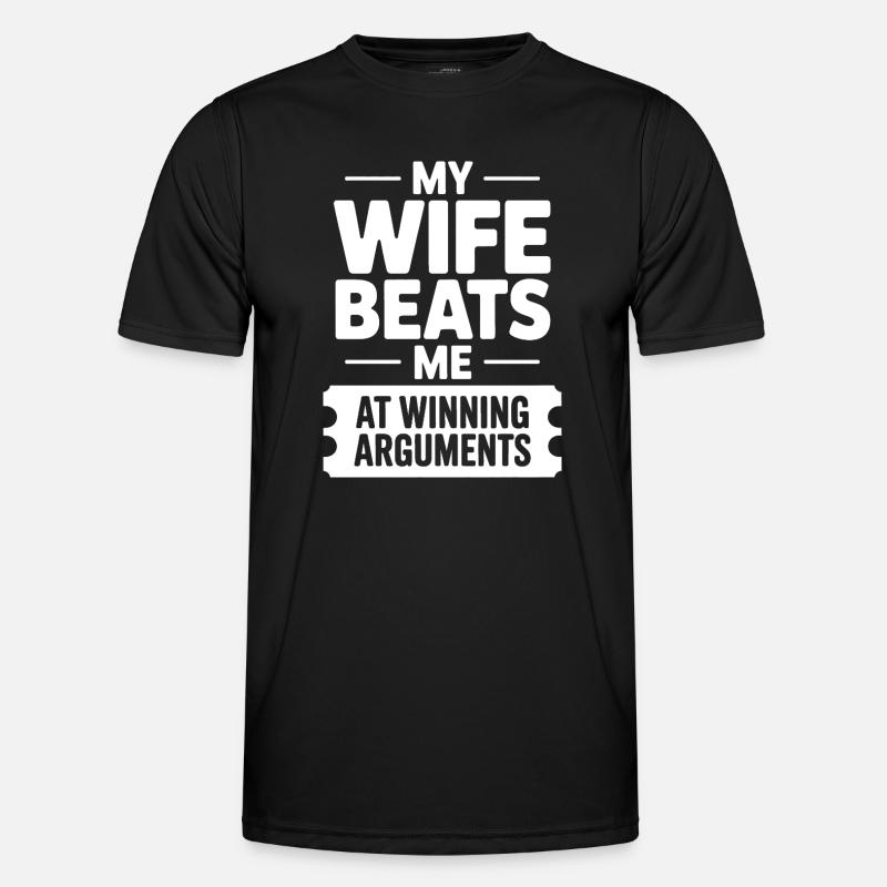 Witty Rivalry: Winning Arguments - Men's Functional T-Shirt - black