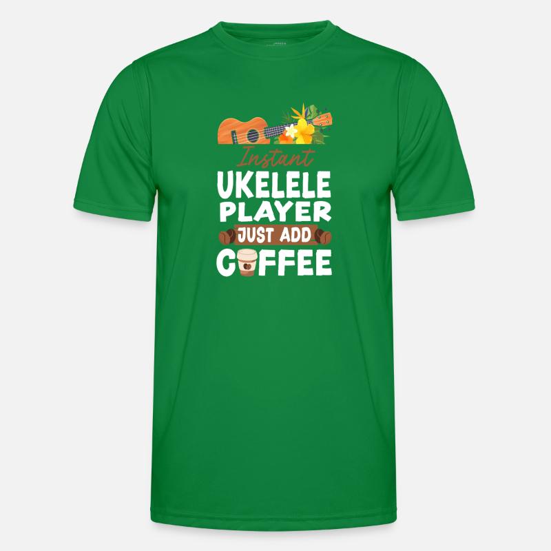 Hawaiian Ukulele Uke Coffee Männer Funktions-T-Shirt