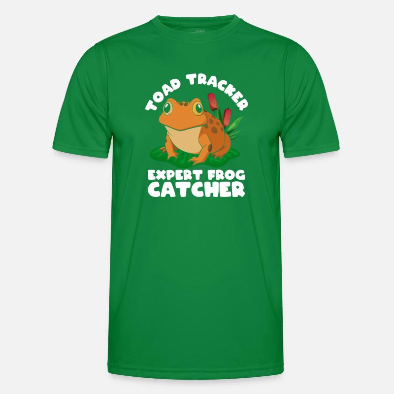 Frog Catcher Toad Tracker Expert Frog Men's Functional T-Shirt