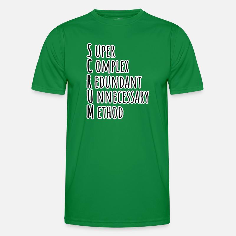Scrum Master Daily Team Backlog Refinement! Agile! Men's Functional T-Shirt