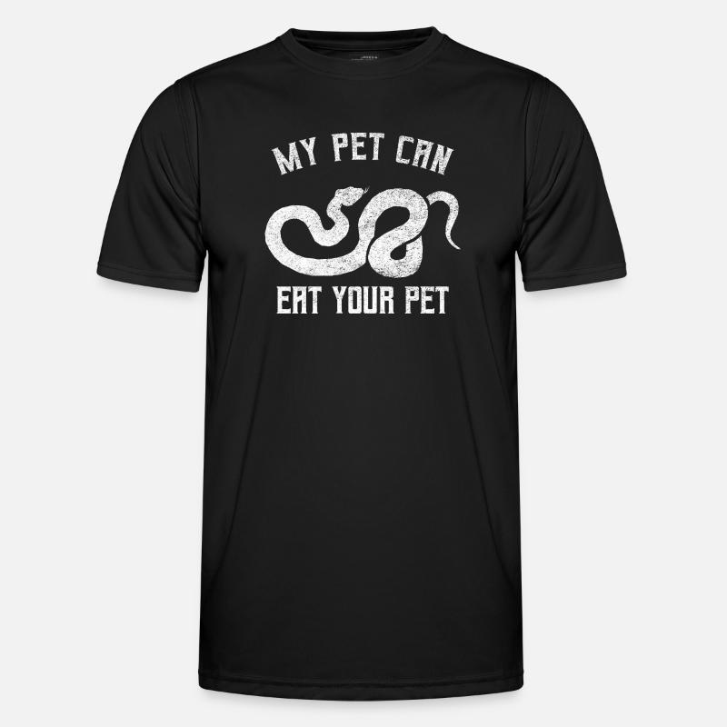 Snake Keeper Artwork - Men's Functional T-Shirt - black