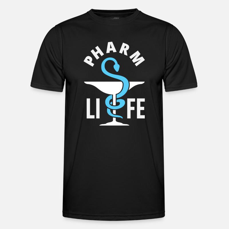Apotheker Pharmazeutisch-technischer - Männer Funktions-T-Shirt - Schwarz