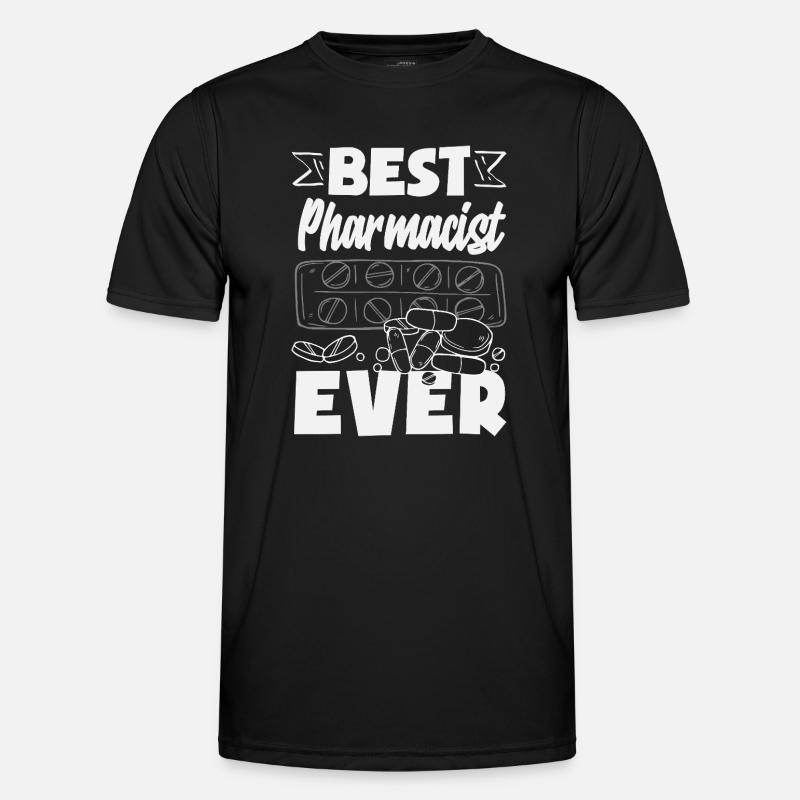 Apotheker Pharmazeutisch-technischer - Männer Funktions-T-Shirt - Schwarz