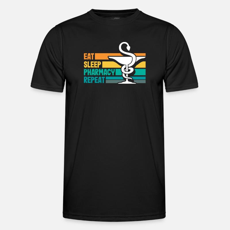 Apotheker Pharmazeutisch-technischer - Männer Funktions-T-Shirt - Schwarz
