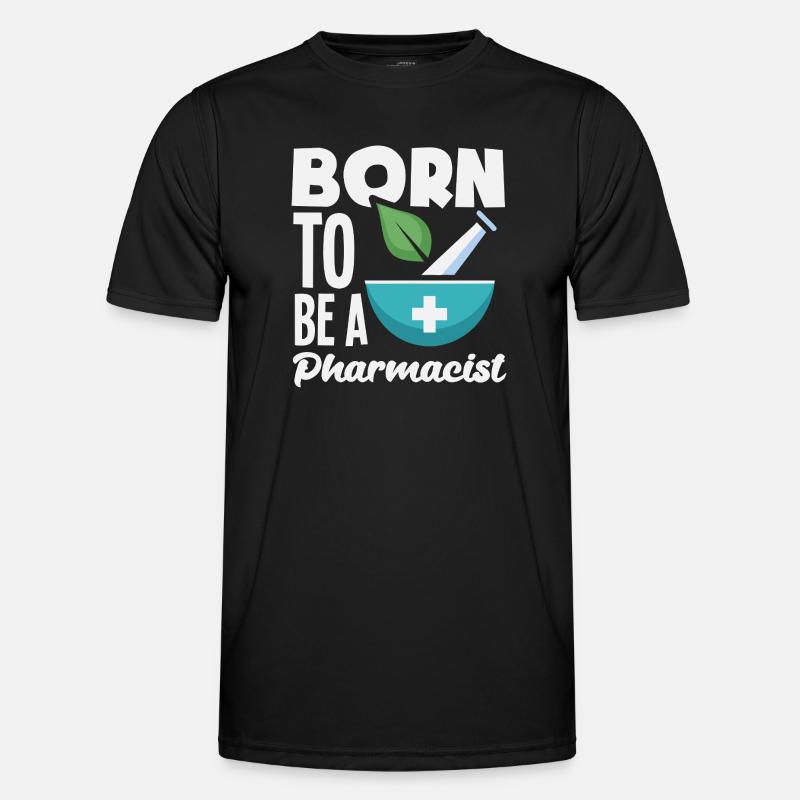 Apotheker Pharmazeutisch-technischer - Männer Funktions-T-Shirt - Schwarz