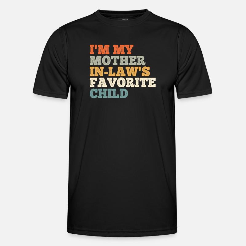 Das Lieblingskind der Stiefmutter - Männer Funktions-T-Shirt - Schwarz