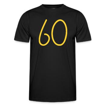 60 - T-shirt sport Homme - noir - Devant - AI Model Male 178 dark (178cm)