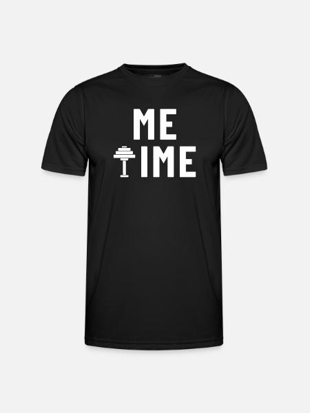 Me Time Dumbbell Gym - Men's Functional T-Shirt - black