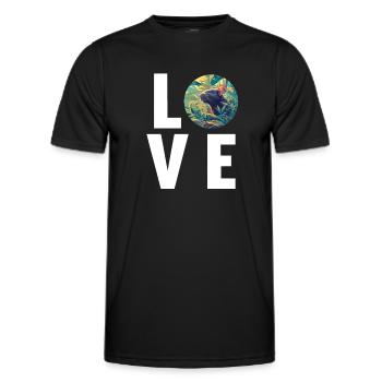 Rat Rat - T-shirt sport Homme - noir - Devant - AI Model Male 178 dark (178cm)