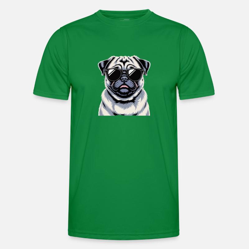Mops Männer Funktions-T-Shirt