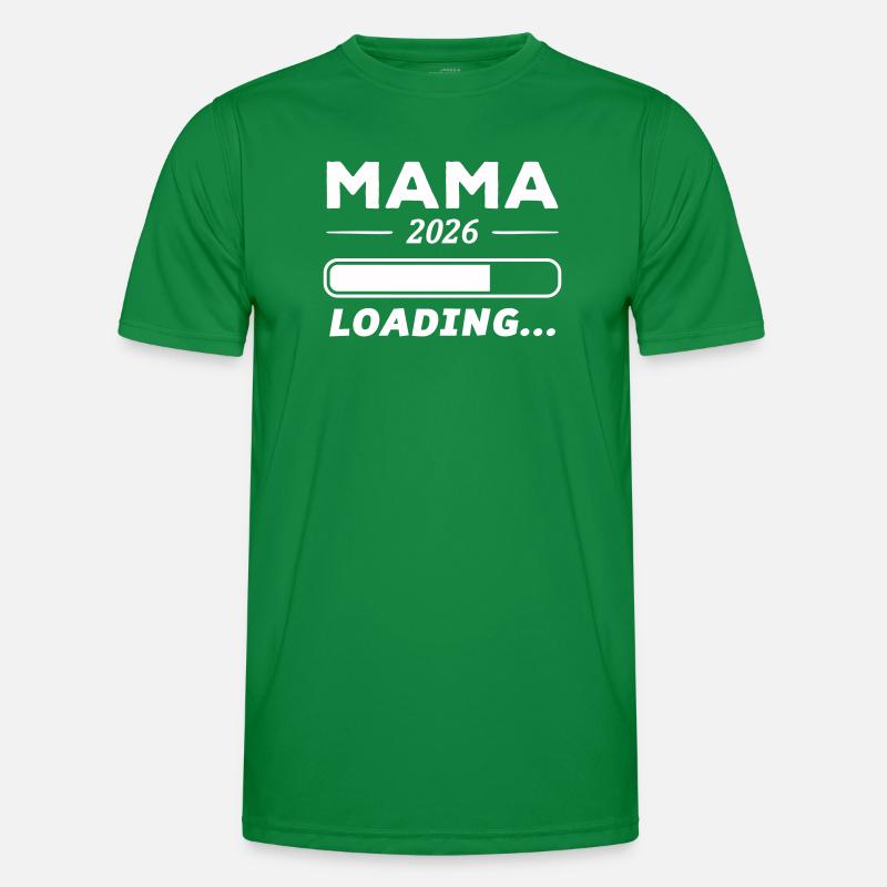 Mama 2026 Loading... Männer Funktions-T-Shirt