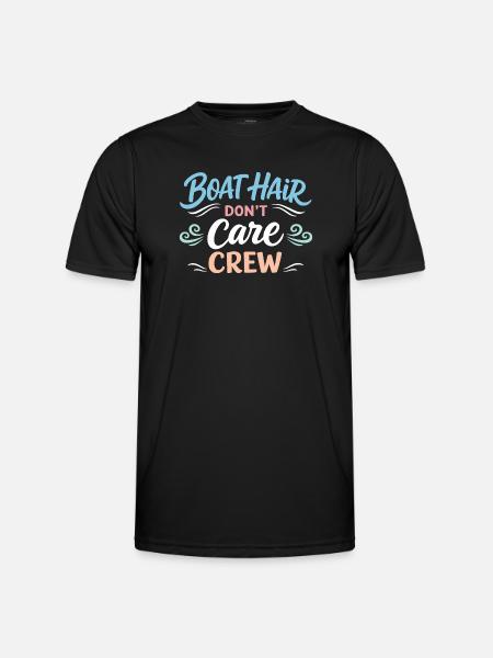 Sea hairs don't care about - Men's Functional T-Shirt - black