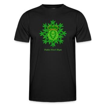 Pisdez Weed Blyat - Männer Funktions-T-Shirt - Schwarz - Vorne - AI Model Male 178 dark (178cm)