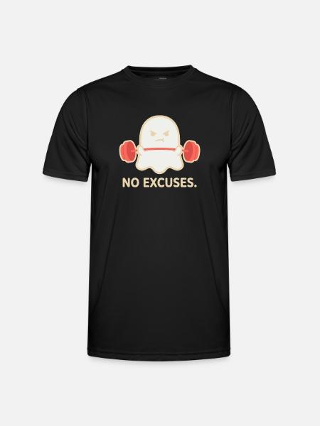 No Excuses Ghost Lift - Men's Functional T-Shirt - black