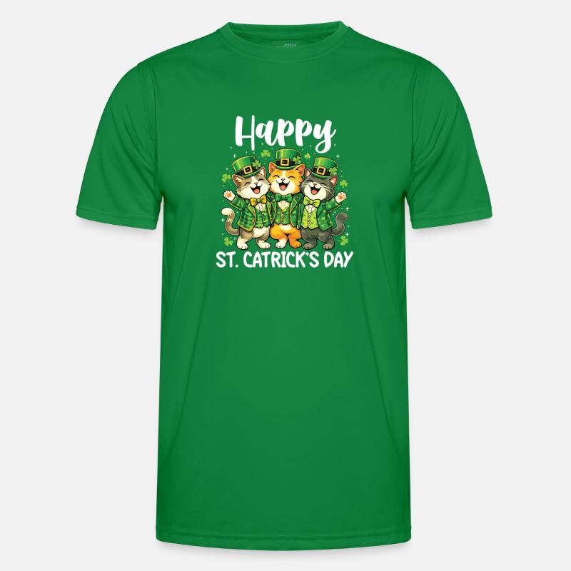 Frohen St. Catrick's Day irisch – St. Patrick's Day Männer Funktions-T-Shirt