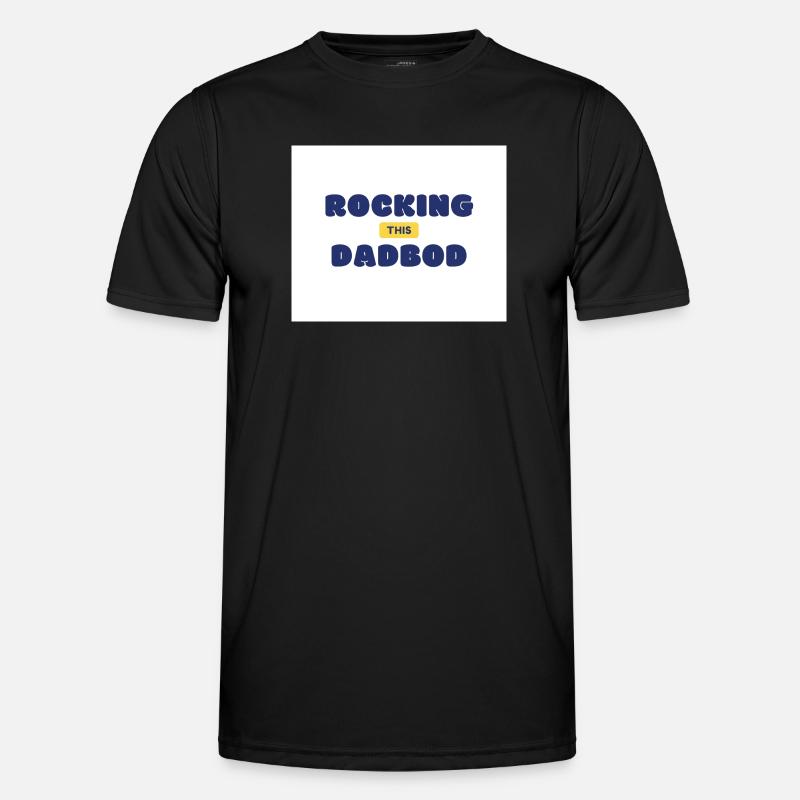 Rocking This Dad Bod - Men's Functional T-Shirt - black