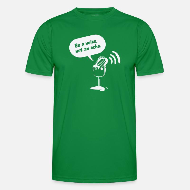 Sois une voix, pas un écho T-shirt sport Homme