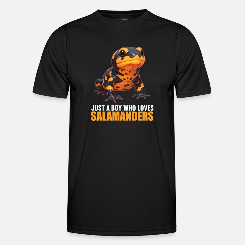 Feuersalamander Salamander Männer Funktions-T-Shirt