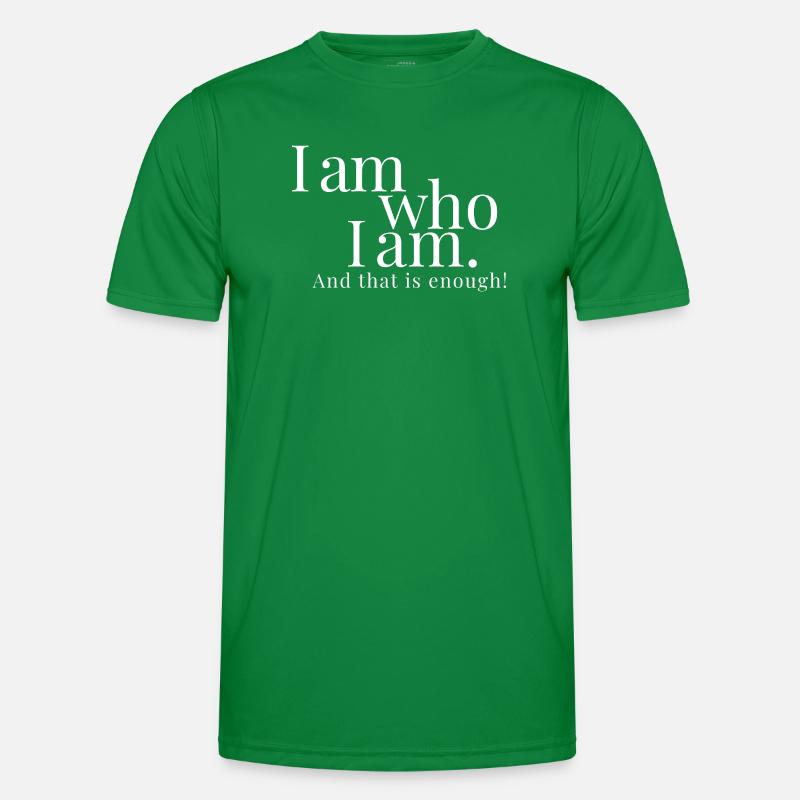 I am who I am. And that is enough. Bashar!  Männer Funktions-T-Shirt