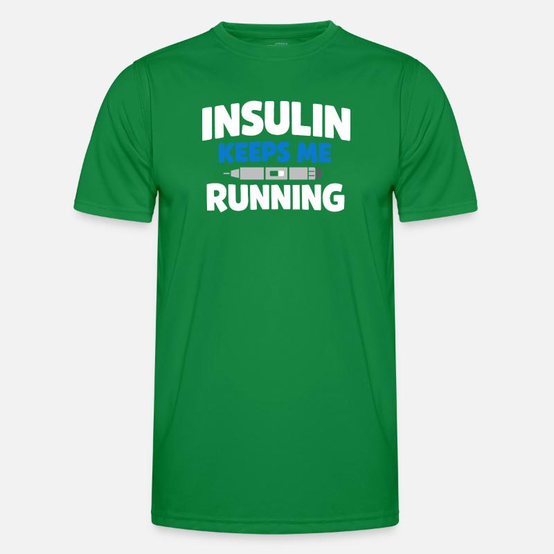 Blutzucker-insulin-unterstützung Typ Eins Stolz Männer Funktions-T-Shirt