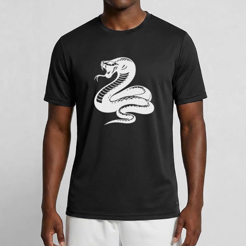 Silhouette du python serpent T-shirt sport Homme